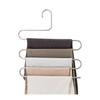 5 Tiers Metal Clothes Hanger Clothes Trousers Scarf Scarf Towel Tie Organizer