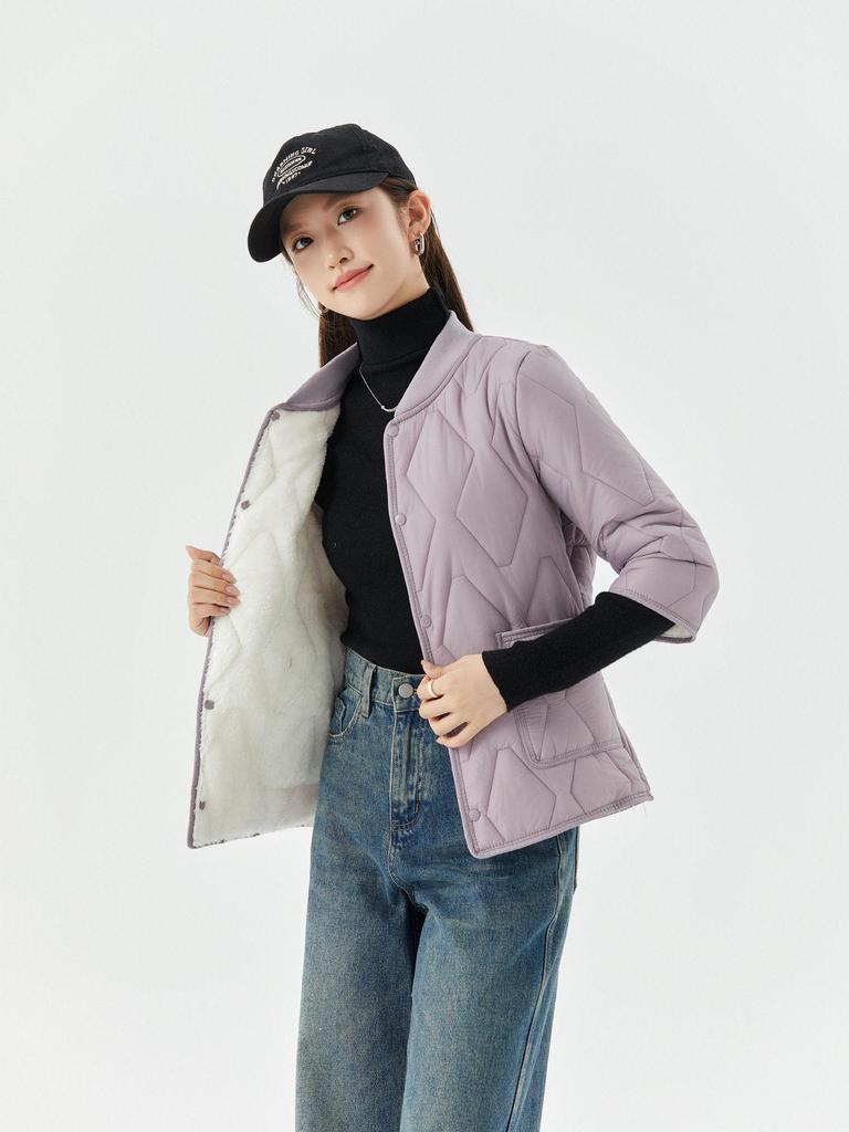 Women's Lightweight Seven-Sleeve Cotton Vest with Velvet Lining - Cozy Home or Outdoor Wear