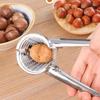 Multifunction Stainless Steel Nutcracker Opener & Peeler Kitchen Nutcracker Shell Clip Tool Clamp Plier Cracker