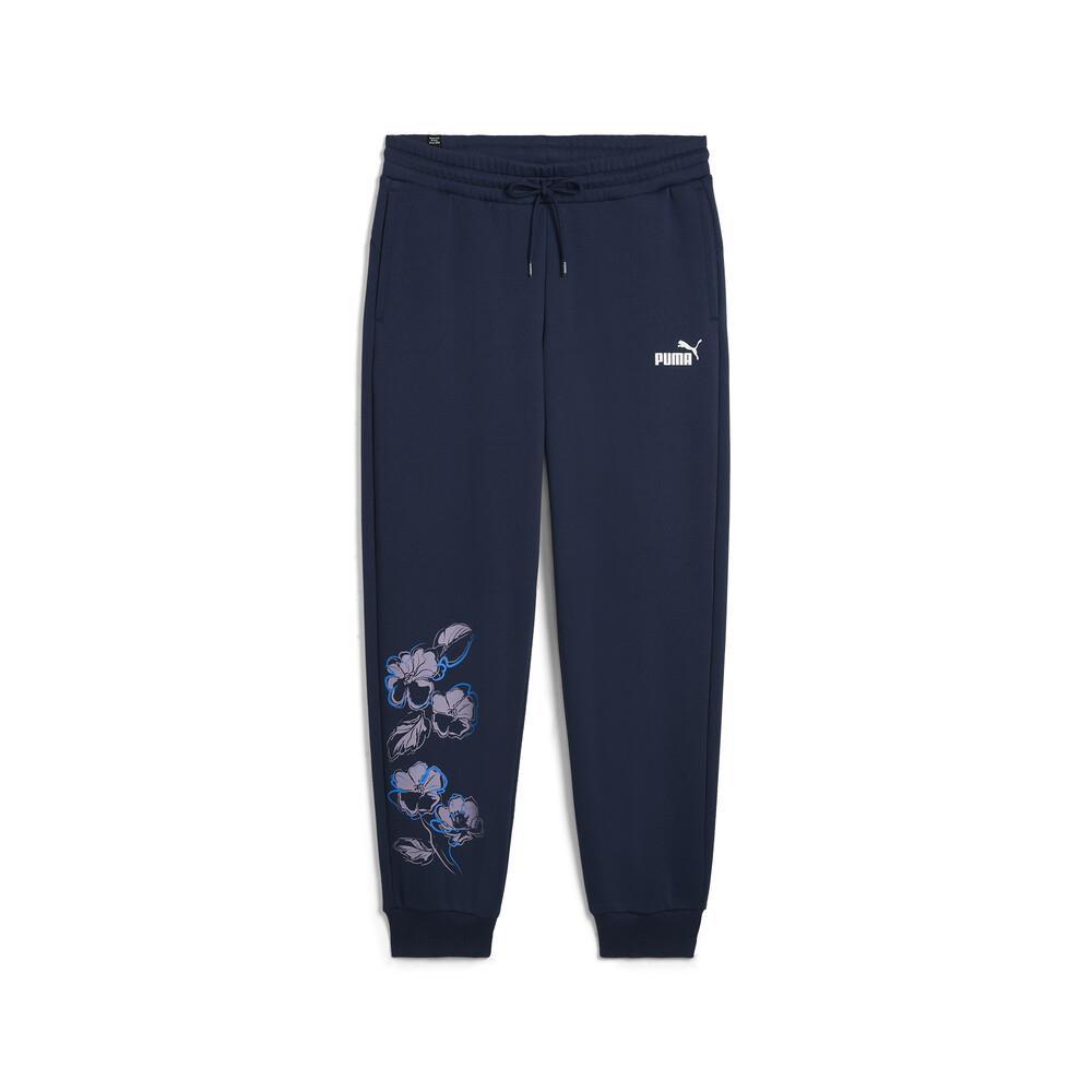 

Puma Essentials Floral Vibes Модные Универсальные Классические Трендовые Вязаные Спортивные Брюки Женские Низ Синие 68602914 XS