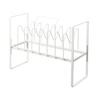 Pot Lid Holder Countertop Organizer Shelf Strong Load-bearing Adjustable Design Expandable Kitchen Storage Rack