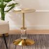 Simple Luxury Modern Crystal Ornaments Creative Italian Style Living Room Sofa Corner Side Table Shelf Coffee Tables Furniture