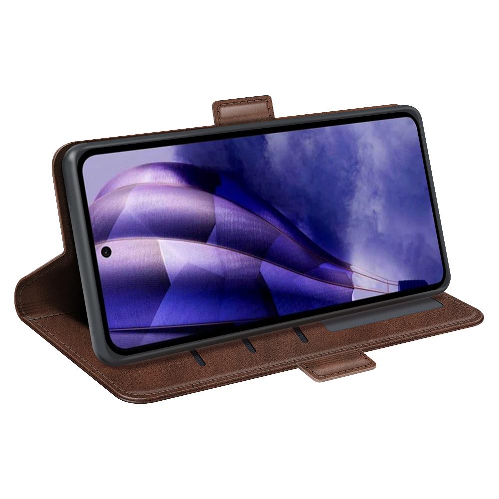 Pro HMD Skyline Stojanové Pouzdro Textura Telete Kožená Peněženka Kryt na Telefon