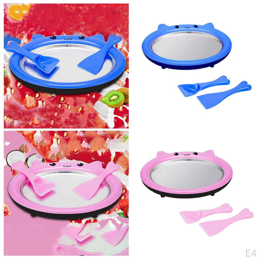 Cute with 2 s DIY Plate Yogurt Mini Freezer Machine