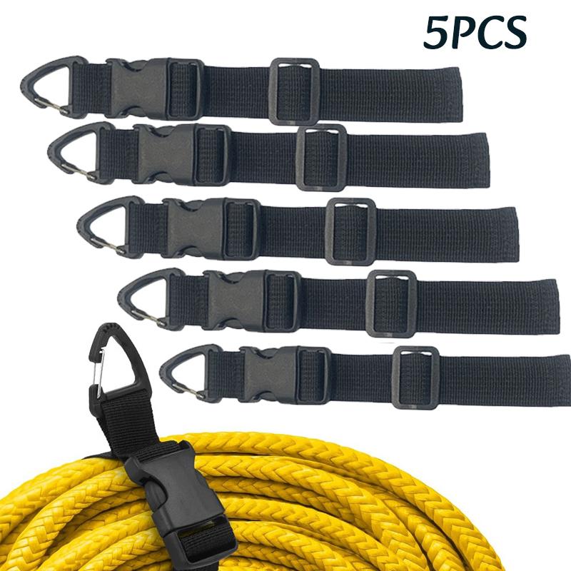 1/2/4/5 PC 45cm Adjustable Buckle Wire Manager Nylon Heavy Cord Organizer Holder With Triangle Buckle Extension Cord Organizer