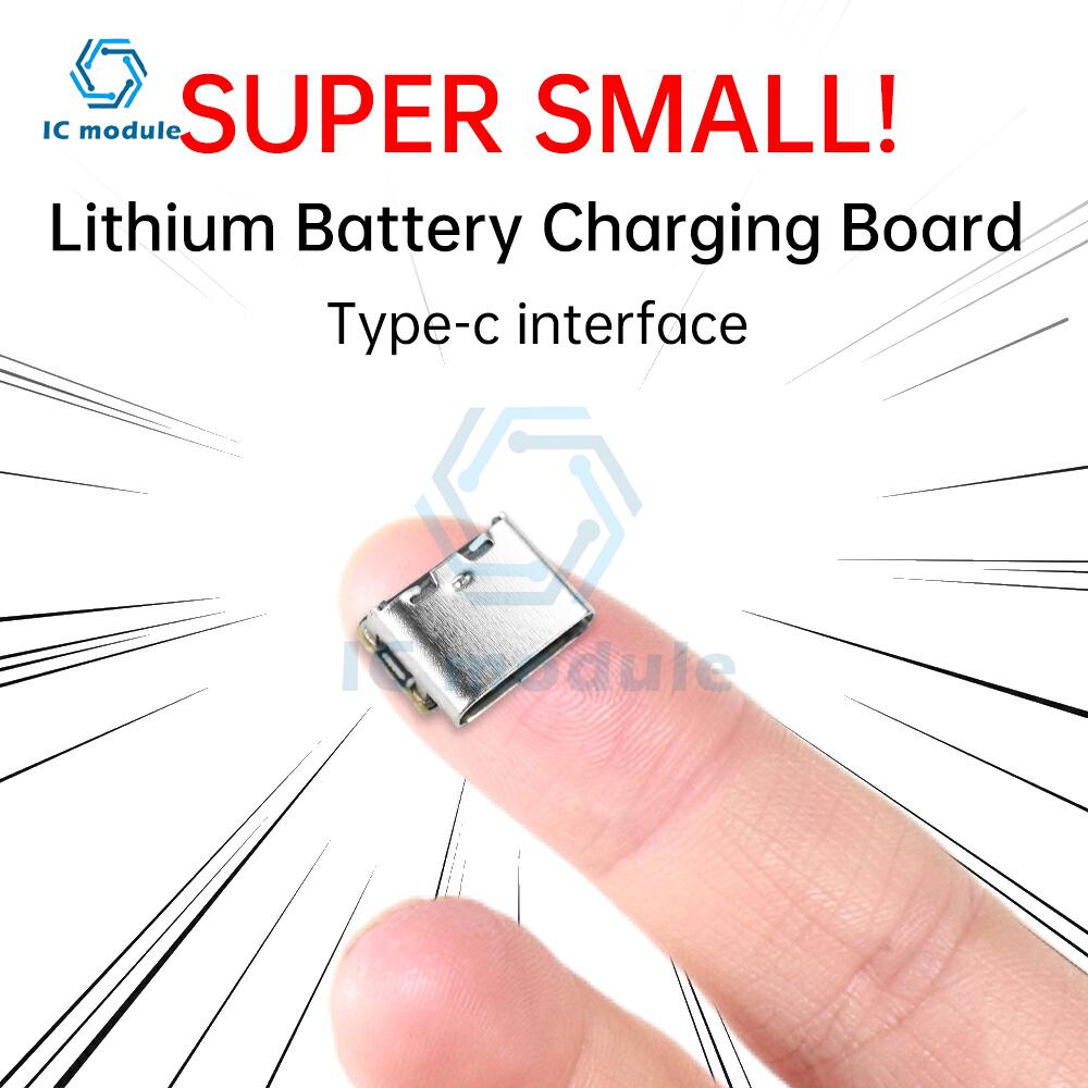 Mini Li-Ion Battery Charging Pad 3.7V 4.2V 18650 Keyboard Charging Power Plate Protection Type C Input Module
