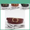 Belt Vintage Leather Women Versatile Decorative Waistband Casual Jeans Strap