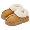 Winter velvet bag and cotton slippers women's wear new snow boots thickened warm cotton shoes thick soles non-slip