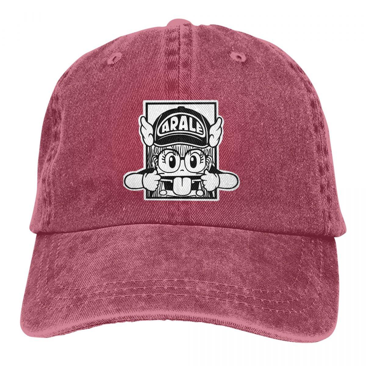 

ARALE Dr Slump Unisex and Women s Baseball Caps Adjustable Casual Cotton Sun Hats Unisex Dad Hats One Size
