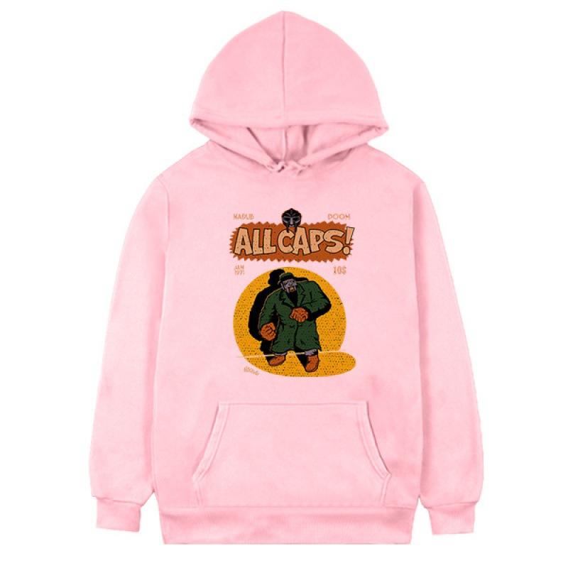 Bluza z kapturem Mf Doom Rapper Print ALL CAPS