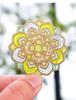 Retro Transparent Lacquer Flower Bookmark – Creative Gift for Students