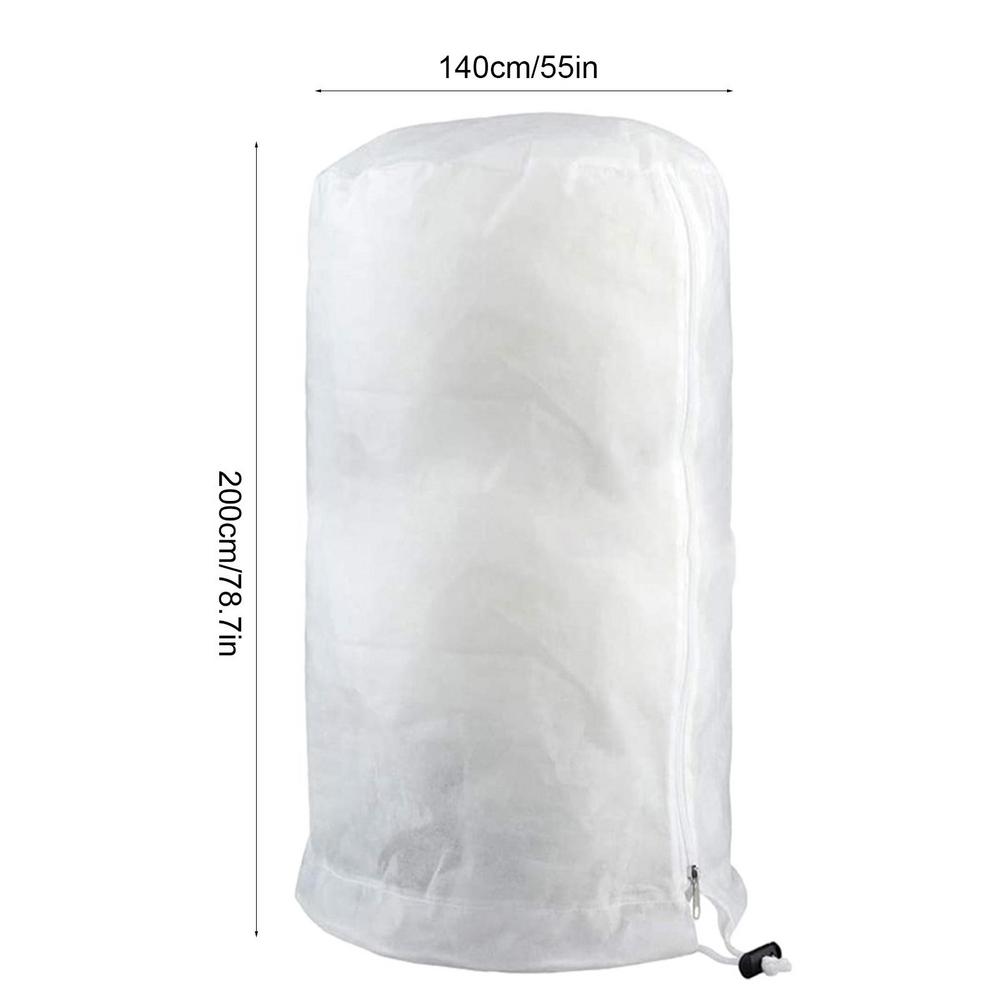 

Укрытие для растений Защита от заморозков Зимнее укрытие для кустарников Одеяло для деревьев от заморозков Воздухопроницаемое и устойчивое к разрывам Теплая защитная сумка для растений