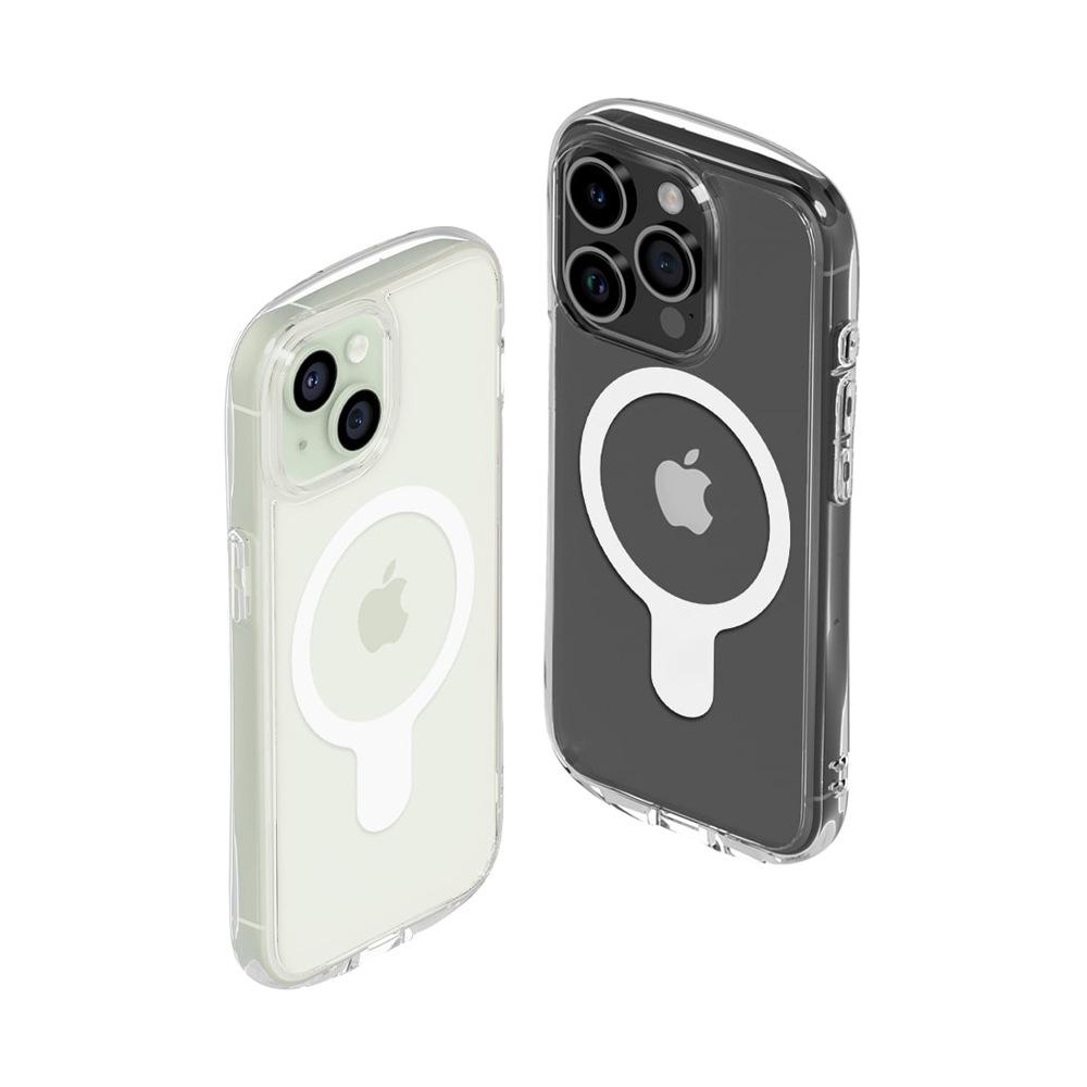 

Тонкий прозрачный магнитный чехол с защитой от падений для Apple iPhone 16 Pro Max (Совместимо с iPhone 14 и 13) Apple 16 Pro Max