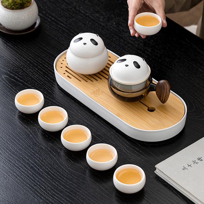 LIU Panda Ceramic Tea Set