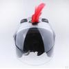 Motorcycle Skinhead Wig Punk Helmet Mohawk Costumes Hairpiece Red