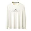 MONTAGUT Men's Embroidered Fleece-Lined Sweatshirt