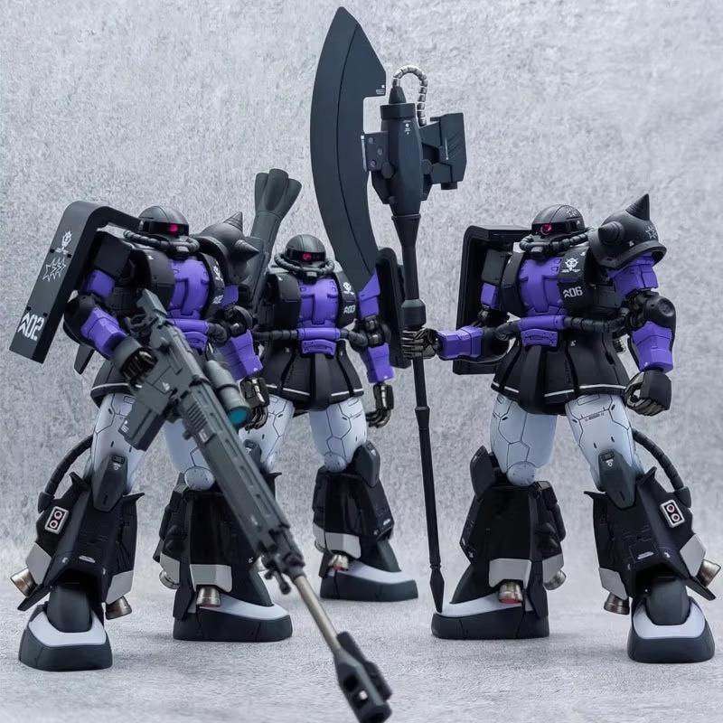 HG 1/144 GTO ZAKU Black Tri-Stars Mark Rabbit Mk-II Assemble Model Kit Mecha Doll Decorate Boys' Puzzle Toys Gift Collectible
