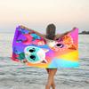 1pc Super Kitties Adventures1 Beach Towel, Beach and Seaside Swimming Pool Equipment, Fashion Pattern, Rectangular, Travel Essentials