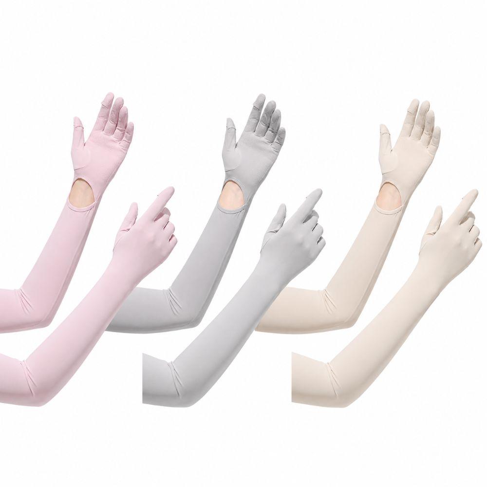 UPF50+ Sonnenschutz Sommerhandschuhe Eis Seide UV-beständige Handschuhe Niedliche Sonnenschutzhandschuhe Fahren