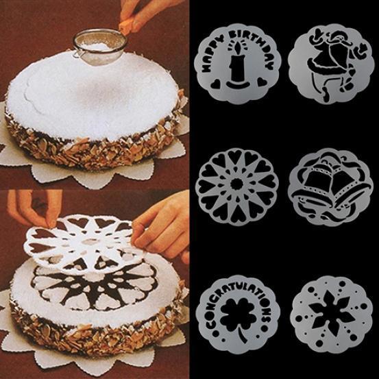 6Pcs Maison Plastique Rond Festonné Cookie Pâtisserie Foundant Gâteau Couteau