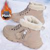 Winter Velvet Warm Thick Sports Leisure Ladies Middle-aged Elderly Mothers Anti Slip High Top Hiking Snow Boots