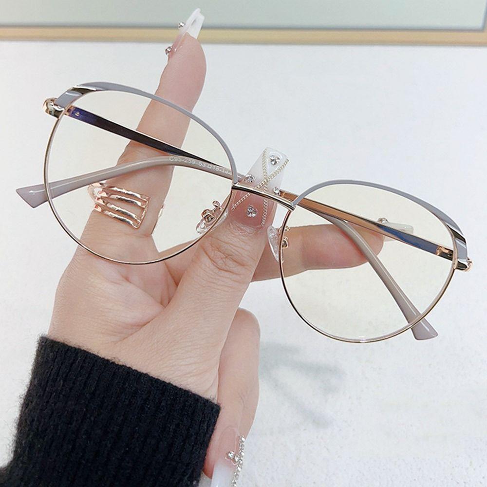 Blue Ray Blocking Anti-Blue Light Glasses Ultralight Metal Frame Eyewear Eye Protection Optical Spectacle Eyeglass Office
