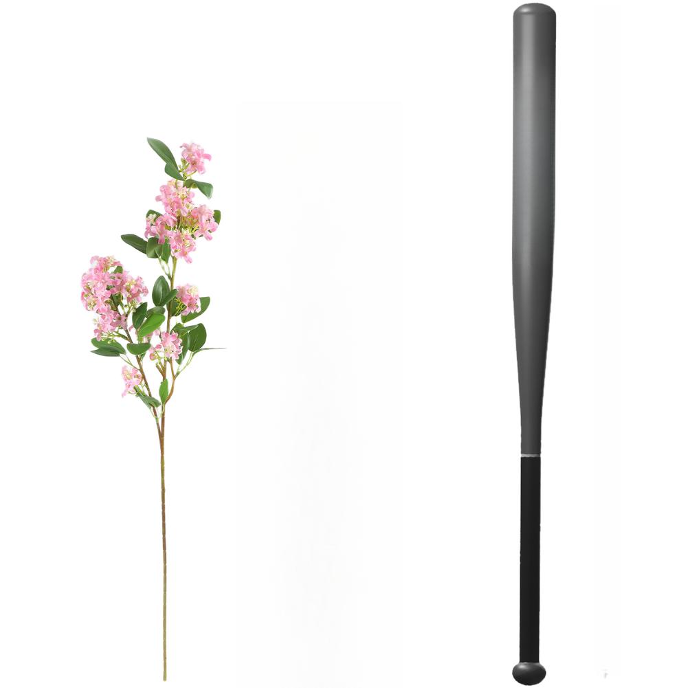Single Stem Lilac Artificial Silk Flower for For Living Room Home Decor Office Desk TV Stand Floral Arrangement Photography Prop