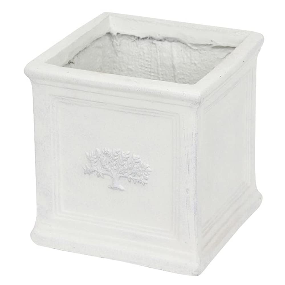 

Murataya Sangyo Square Pot, Forest, No. 6, White, 3744