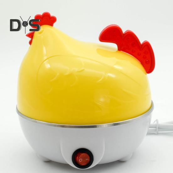 Elektrischer Eierkocher, Große Kapazität, Automatische Abschaltung, Sichere Verwendung, Hühnerform, Elektrischer Eierkocher, Multifunktionaler Eierpochierer