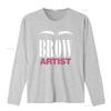 Brow Artist Eyebrow T Shirt Lovers Beauty Cosmetics Estheticians Micro Blading Vintage Washed Graphic Versatile Stretched