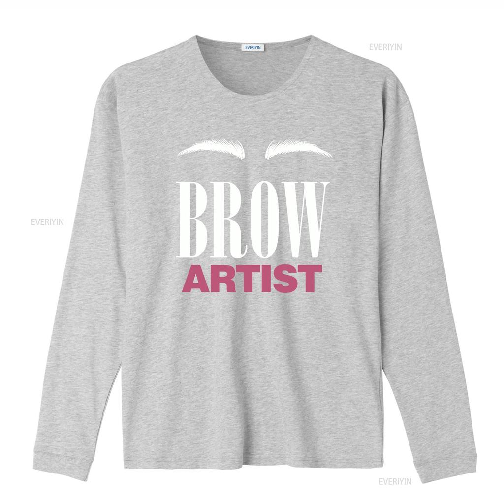 Brow Artist Eyebrow T Shirt Lovers Beauty Cosmetics Estheticians Micro Blading Vintage Washed Graphic Versatile Stretched