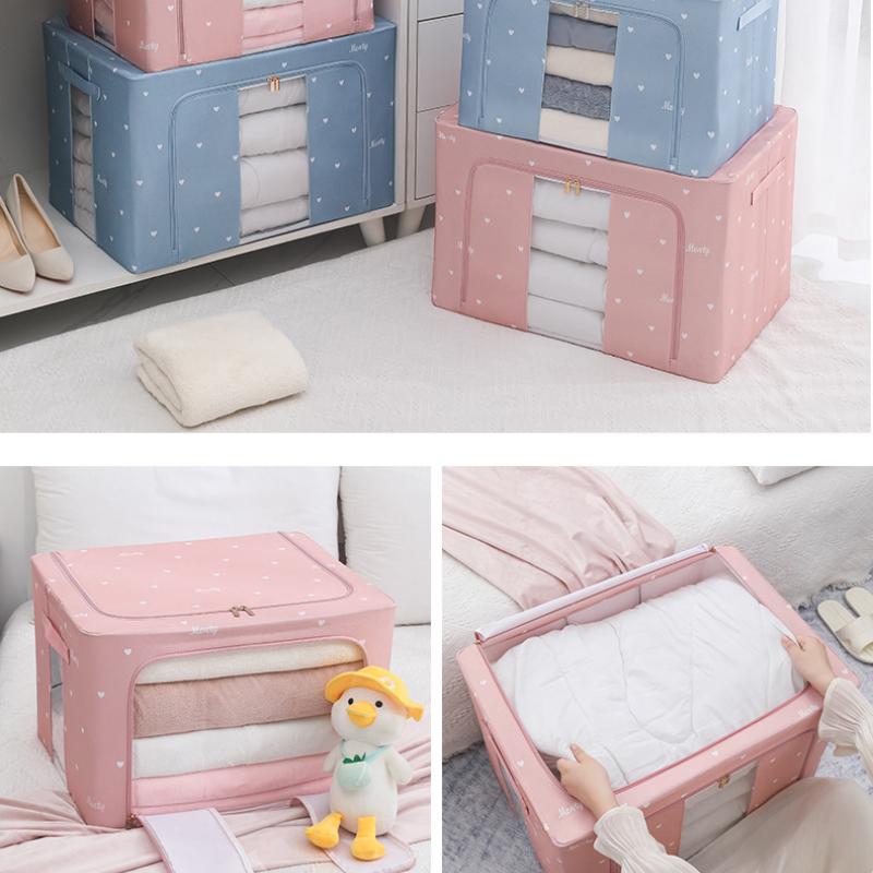 Big Capacity Quilt Clothes Storage Bag Duvet Blanket Sorting Bags Dustproof Closet Under-Bed Storage Moisture Proof Organizer