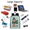 Backpack, with Multiple Organizational Compartments, Fits 15.6 Inch Notebook, for Travel, Teen, Business Work P2445