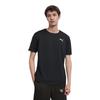 PUMA T Shirts Men's Black Crew Neck Moderate Straight Fit 525456-01