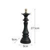 "Luxury Resin Chinese Chess Set: King, Queen, War Horse Pieces & Chessboard"