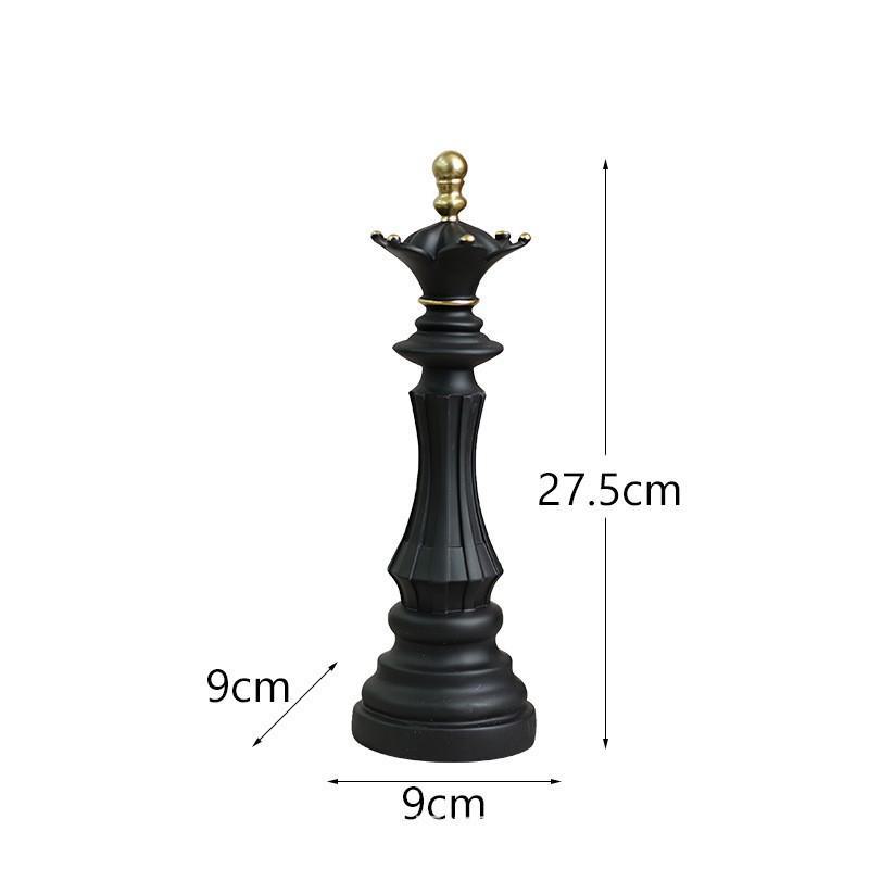 "Luxury Resin Chinese Chess Set: King, Queen, War Horse Pieces & Chessboard"