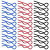 10Pcs 7MM RC Car Shell Clip R?Shape Metal Body Clips Pins for 1/ 1/6 1/8 1/10 RC Car