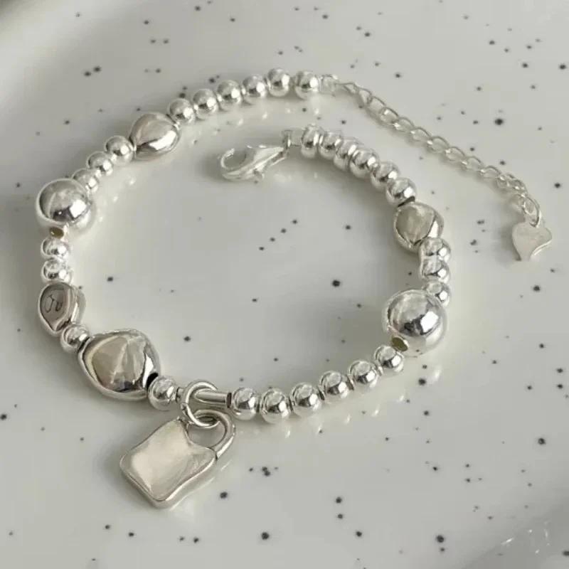 Love Bean Lock Bag Bracelet for Women Fashionable Design Sense Bracelet Minimalist Fashionable and Personality High-end Jewelry