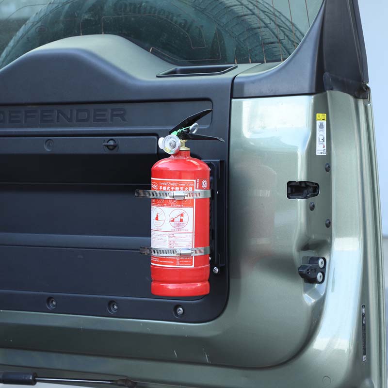 BCC1 For Land Rover Defender 90 110 2020-2024 Fire Extinguisher Holder Adjustable Extinguisher Mount Holder Car Accessories