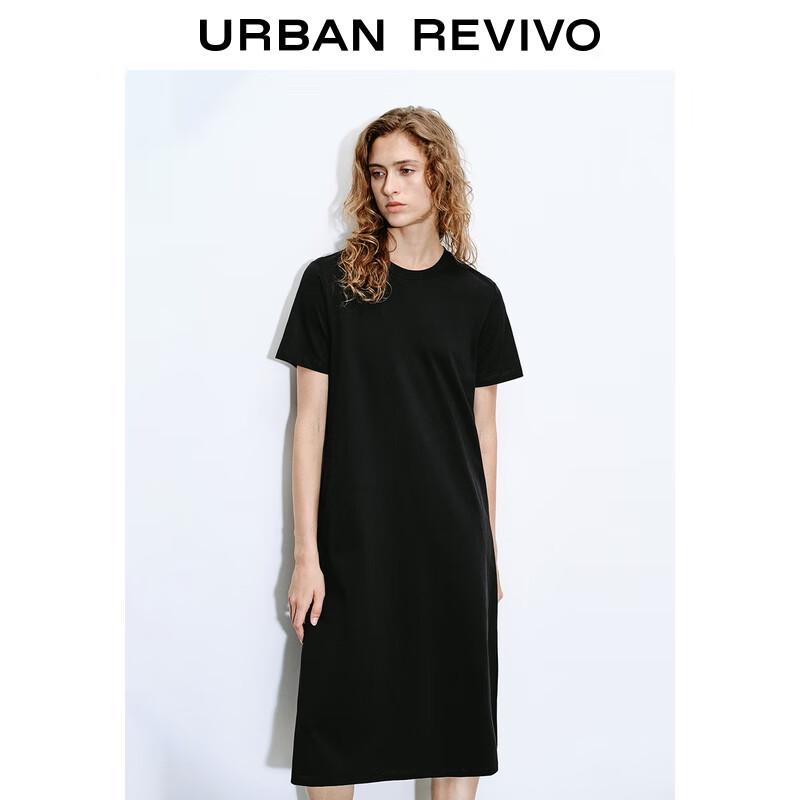 

UR Women s Casual A-Line Short Sleeve Midi Dress S