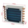 Small Shell Condenser Radiator Refrigerator Freezer Water-cooled Aluminum Fin and Copper Tube Heat Exchanger with Fan173*132*38