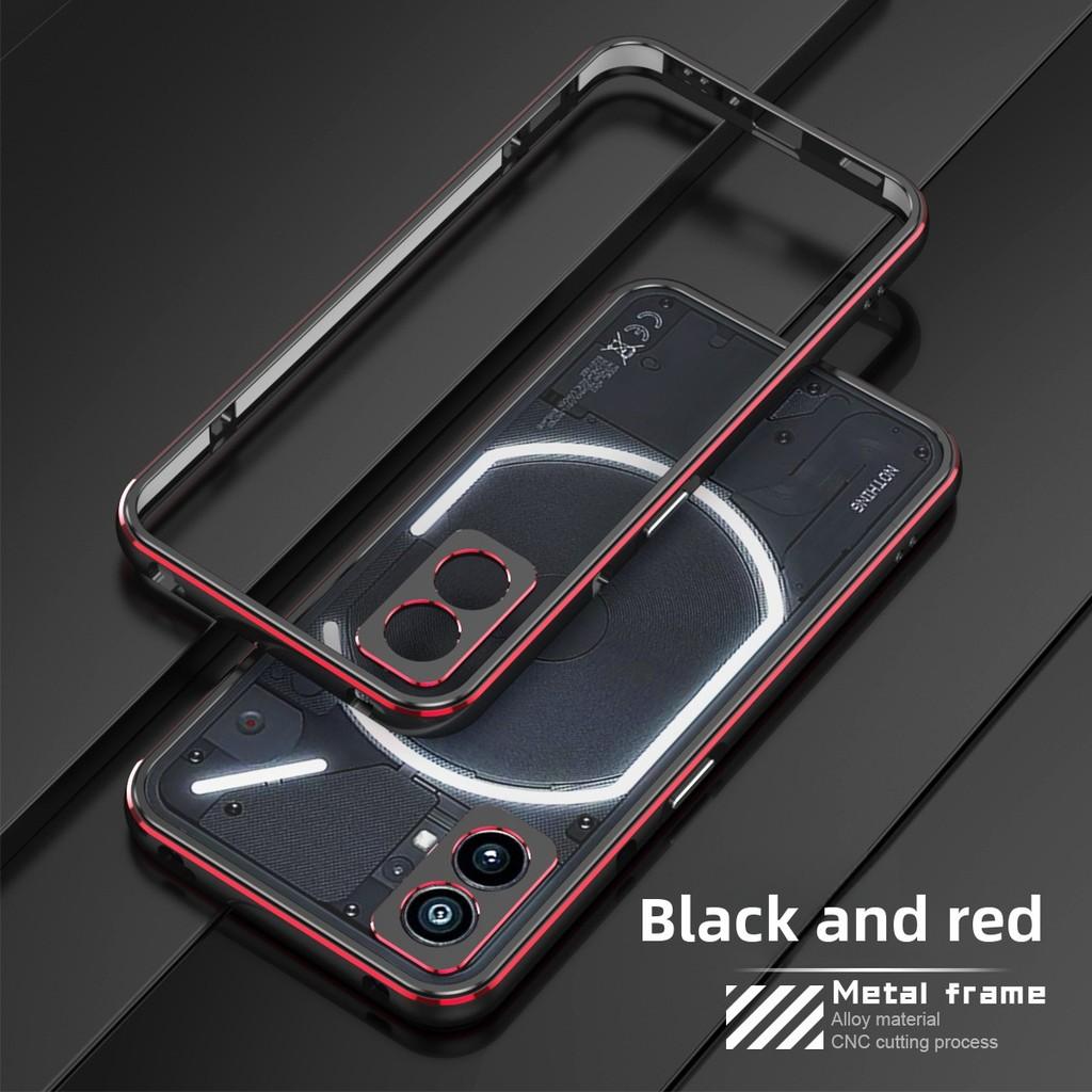 For Nothing Phone2 Metal Frame Protective Case With Shockproof And Heat Dissipation For Stylish Phone Accessories