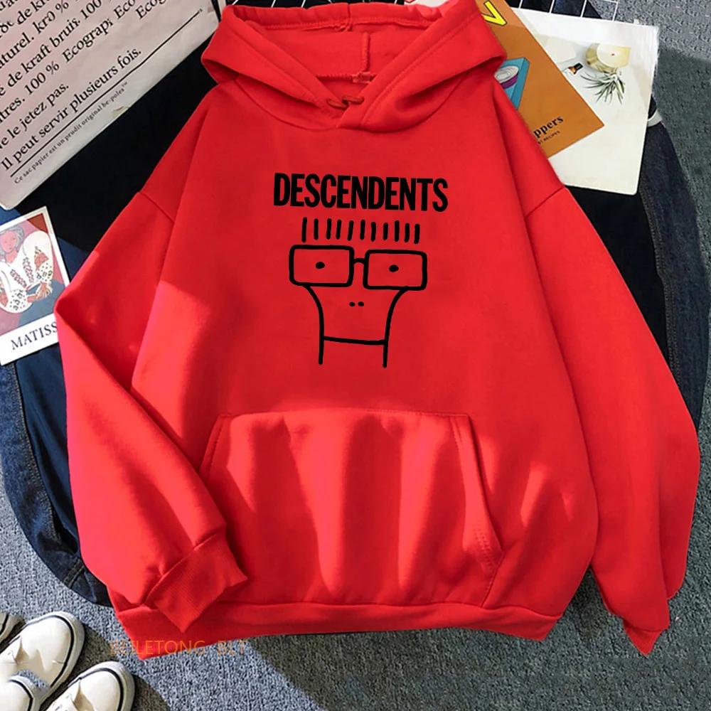 Descendents Graphic Printing Hoodies Winter Fleece Long Sleeve Hooded Sweatshirts Casual Women/Men Clothing Sudaderas Funny Tops
