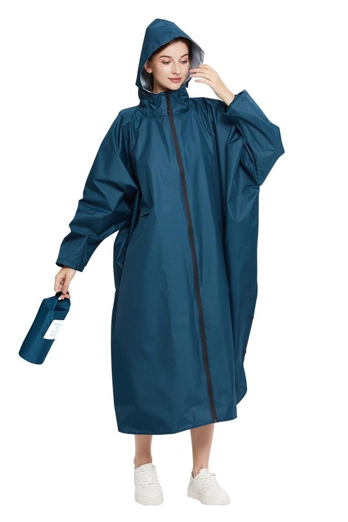 Rain Gear for Bicycles and Raincoat for Women and Rain Poncho for Wide and for Commuting To Work or Unisex [NeroPoke] Raincoat, Backpacks, Men,
