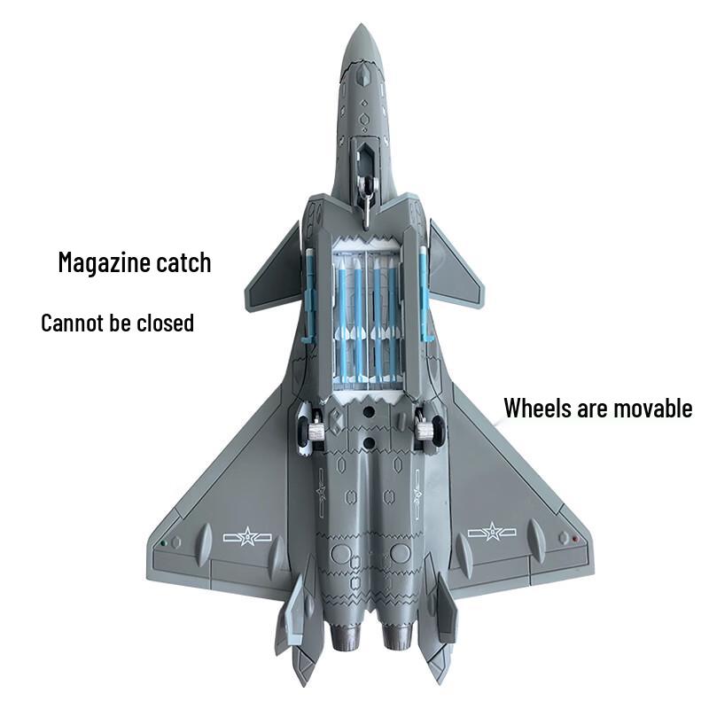 Jian-20 Fighter Jet Alloy Models