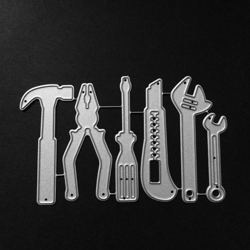 Příborová sada Kovové vyřezávací šablony Šablona DIY Scrapbookingové album Razítko Papír Karta Embosování Řemeslná dekorace