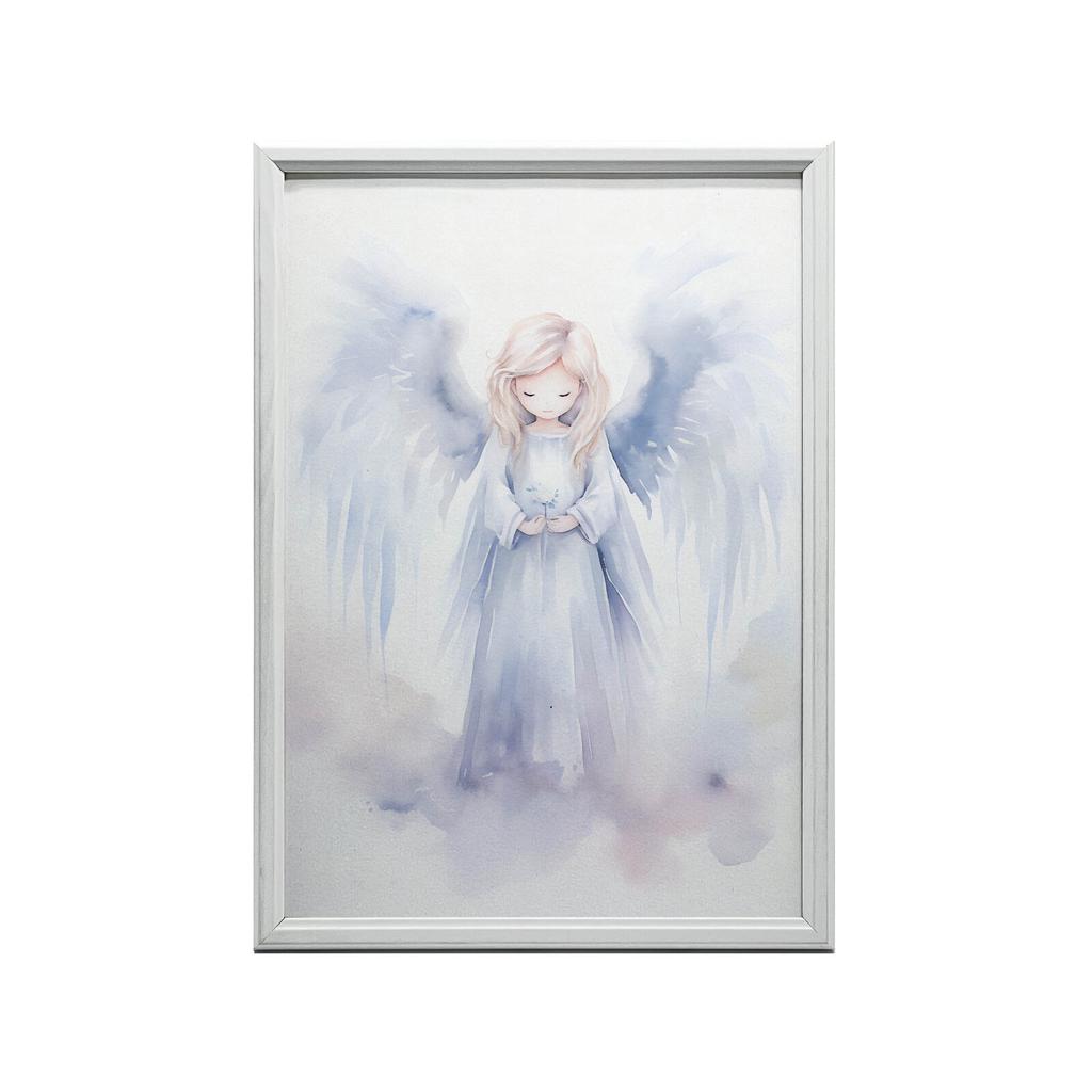 Radość Anioła Radość Anioła, 30X40 Cm, Rama Drewniana Ciemny Brąz, Papier Matowy 230 Gsm