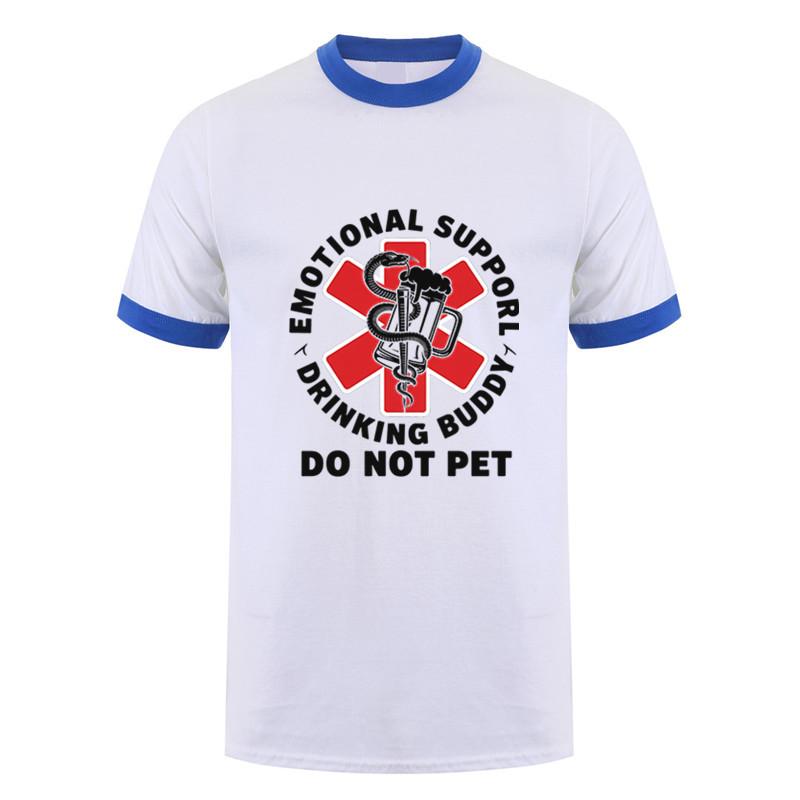 Emotional Support Drinking Buddy Beer Graphic Tshirt Funny Gift Casual Cotton Tee Dy316