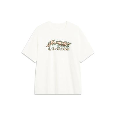 Vine Logo Printed Casual Short Sleeve T-Shirt Men Tops Off-White Green AHST447-5