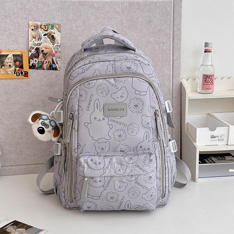 Girls  Cartoon School Backpack 11 Inch